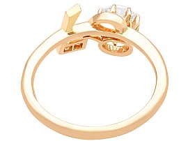 Antique Rose Gold Diamond Ring UK