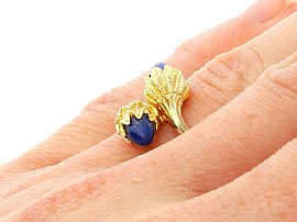 Lapis Lazuli Yellow Gold Ring