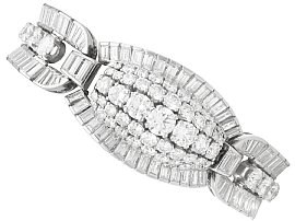 1920s Art Deco 31.54ct Diamond and Platinum Bracelet