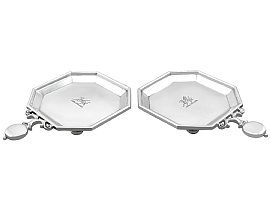 Vintage Silver Waiters Trays for Sale