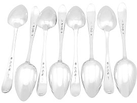Antique Sterling Silver Spoon Set