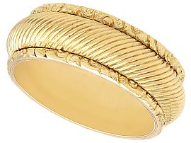 14ct Yellow Gold Wedding Band / Ring - Antique Circa 1820