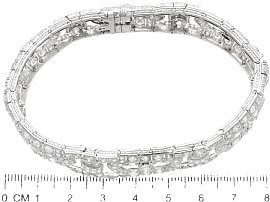 Art Deco Platinum Diamond Bracelet Size