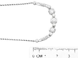 Luxury Diamond Necklace from 1920s for Sale