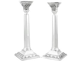 1930s Sterling Silver Candlesticks