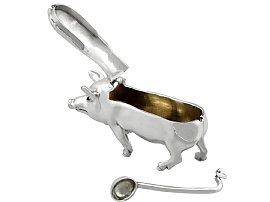 Novelty Condiment Set in Sterling Silver open