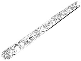 Victorian Fruit Knife in Sterling Silver 