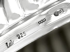 Vintage Silver Tureen Hallmarks