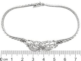 18ct white gold diamond bracelet ruler