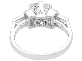 1930s Platinum Engagement Ring details