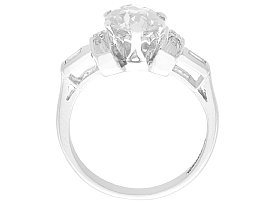 antique Platinum Engagement Ring