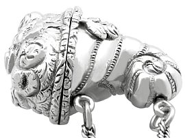 19th Century Vinaigrette in Sterling Silver