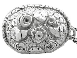 19th Century Vinaigrette in Sterling Silver