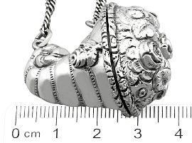 19th Century Vinaigrette in Sterling Silver size 