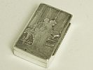 Sterling Silver Snuff Box - Antique Edwardian