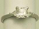 1.53 ct Diamond and Platinum Ring - Contemporary