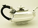 SOLD - Swiss Silver Teapot - Antique