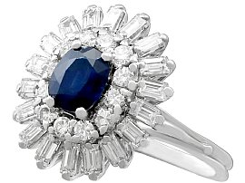 sapphire and diamond cocktail ring