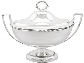Sterling Silver Soup Tureen by Paul Storr - Adams Style - Antique George III