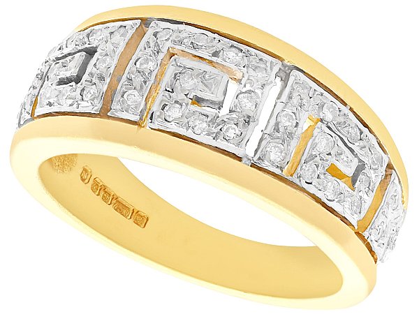 Contemporary Diamond Dress Ring in Gold