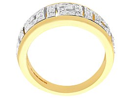 Contemporary Diamond Dress Ring in Yellow Gold