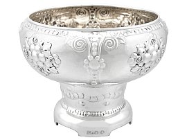 Norwegian Silver Presentation Bowl - Antique Circa 1916