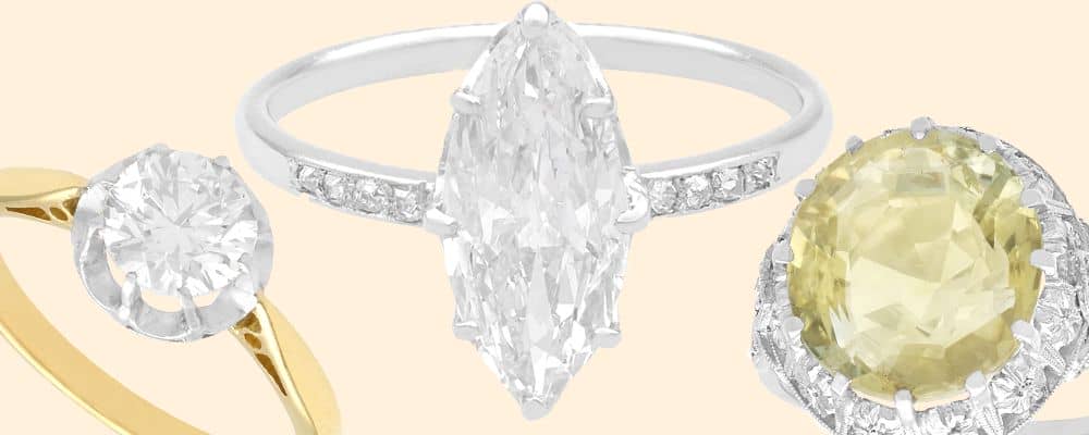 1920s engagement rings for sale