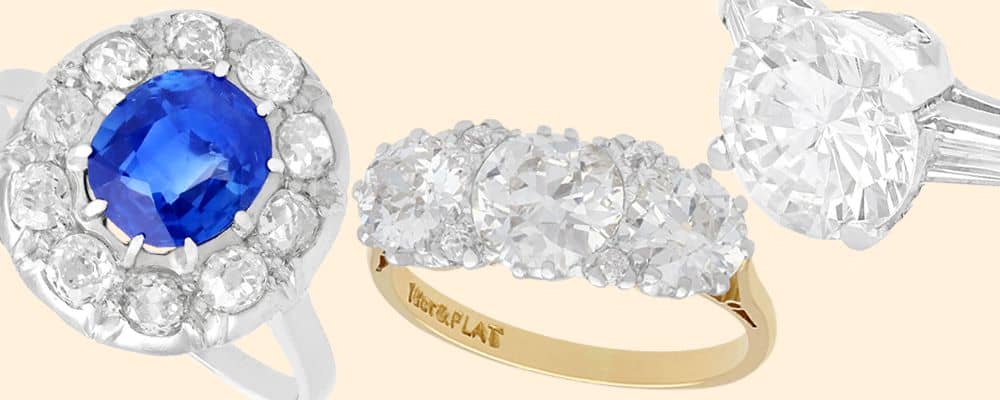 1940s engagement rings for Sale