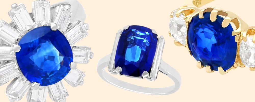 2 carat sapphire rings