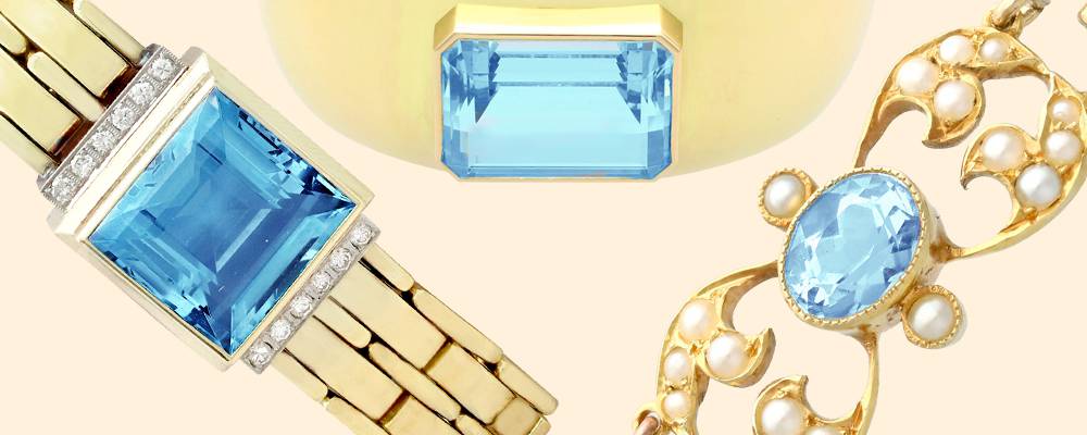 aquamarine bracelets for sale