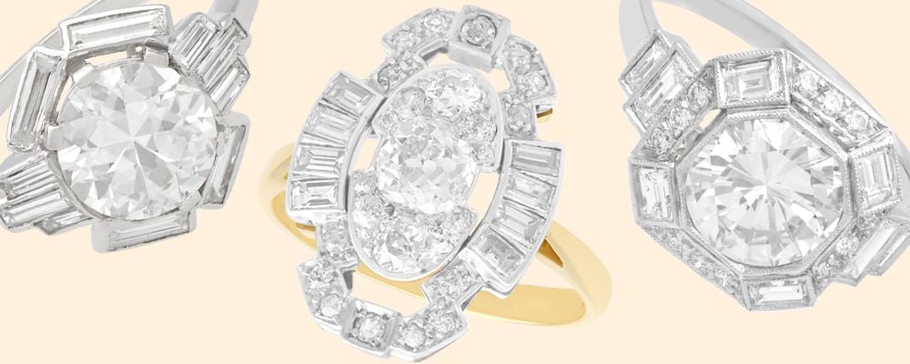 Art Deco Engagement Rings
