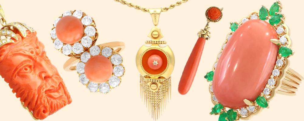 coral jewellery for sale