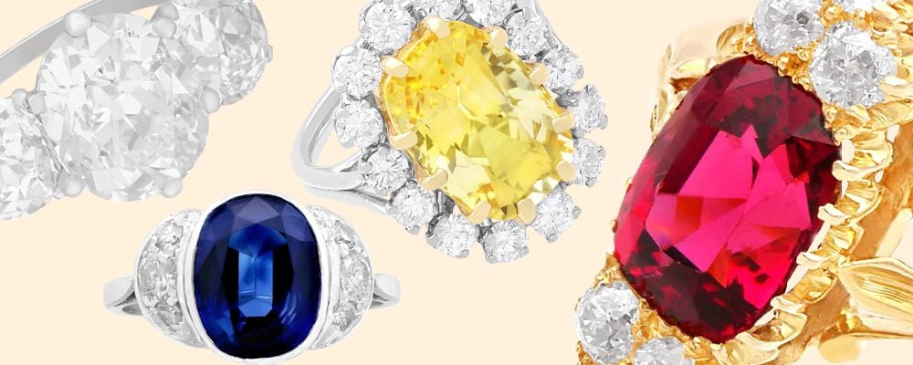 cushion cut engagement ring for sale