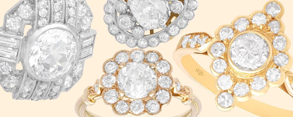 Diamond Cluster Rings for Sale