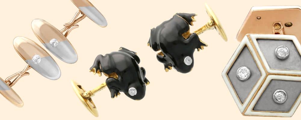 diamond cufflinks for sale