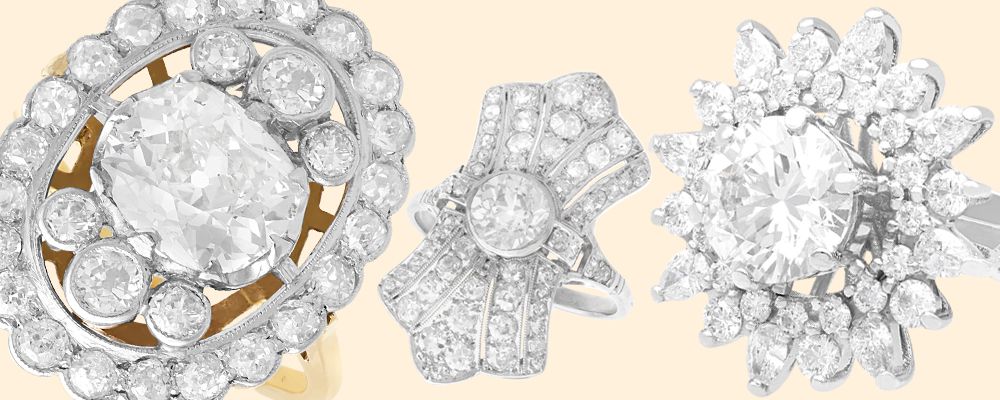 Diamond Dress Rings for Sale