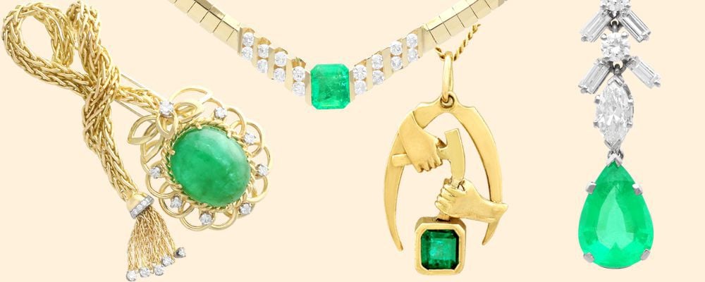 emerald necklaces for sale