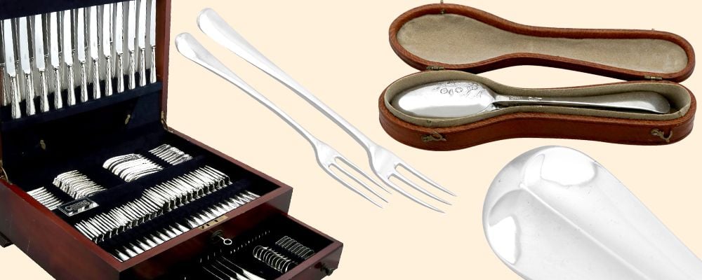hanoverian pattern cutlery for sale