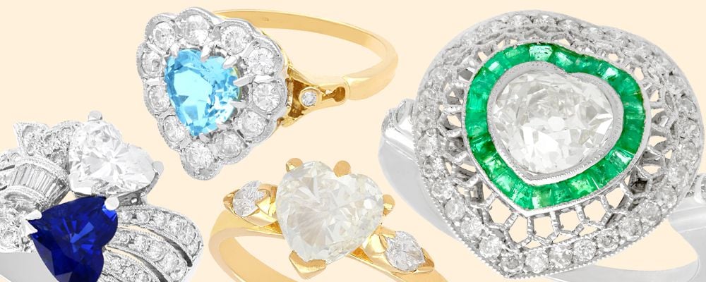 Heart Shaped Engagement Rings