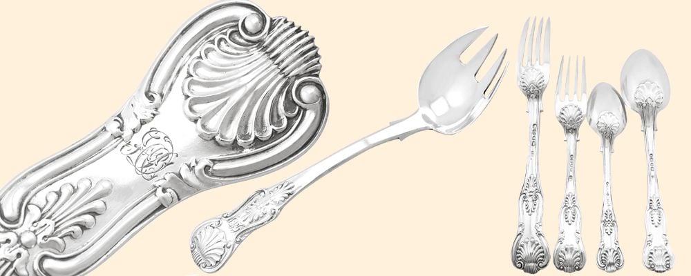 kings pattern cutlery for sale