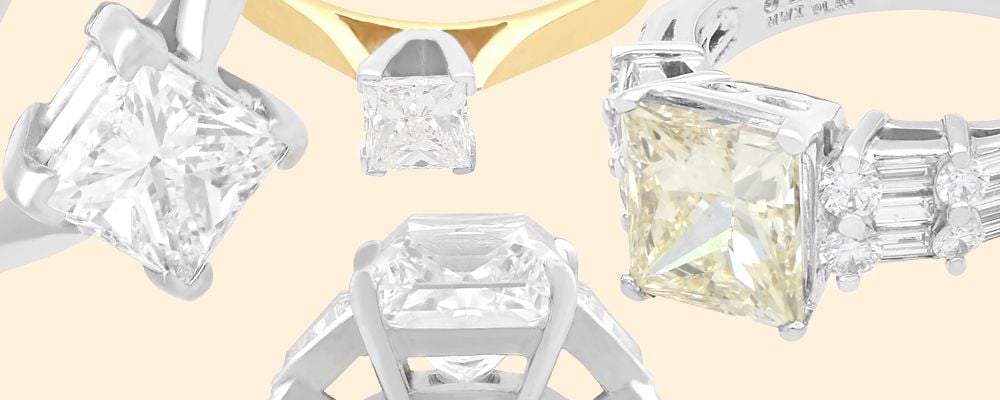 Princess Diamond Engagement Rings