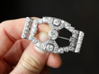 Art Deco diamond platinum brooch