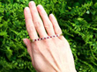 ruby and diamond bangle outside