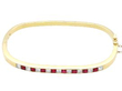 vintage Ruby and Diamond Bangle