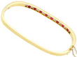 Ruby and Diamond Bangle back