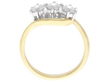 Trilogy Twist Ring in Yellow Gold side