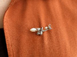 wearing Victorian Pearl Brooch