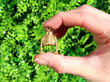 Antique Gold jacket bracelet Charm outside