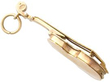 Antique Gold violin Bracelet Charm side