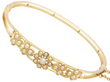 antique Victorian Gold Bangle with Pearls